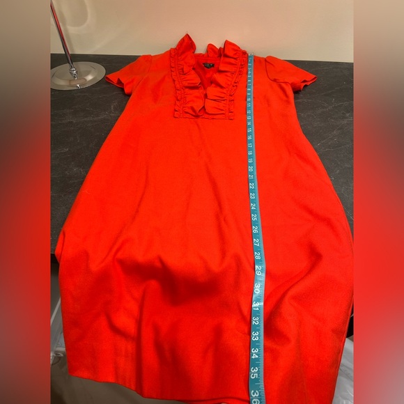 J. Crew Red Ruffle Mini Dress - Picture 12 of 12